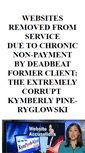 Mobile Screenshot of kymberlypine.kympineisacrook.com