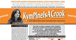 Desktop Screenshot of kympineisacrook.com