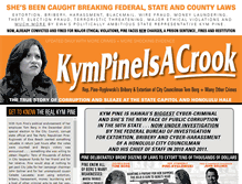 Tablet Screenshot of kympineisacrook.com